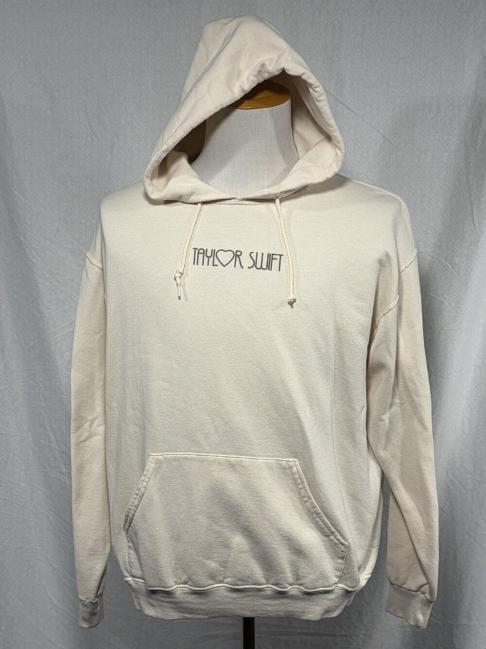Taylor Swift Eras Tour Adult Hoodie Large Double SIded Graphic Music Thick Beige - Picture 2 of 5